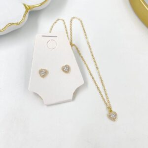 Conjunto Heart Cravejado