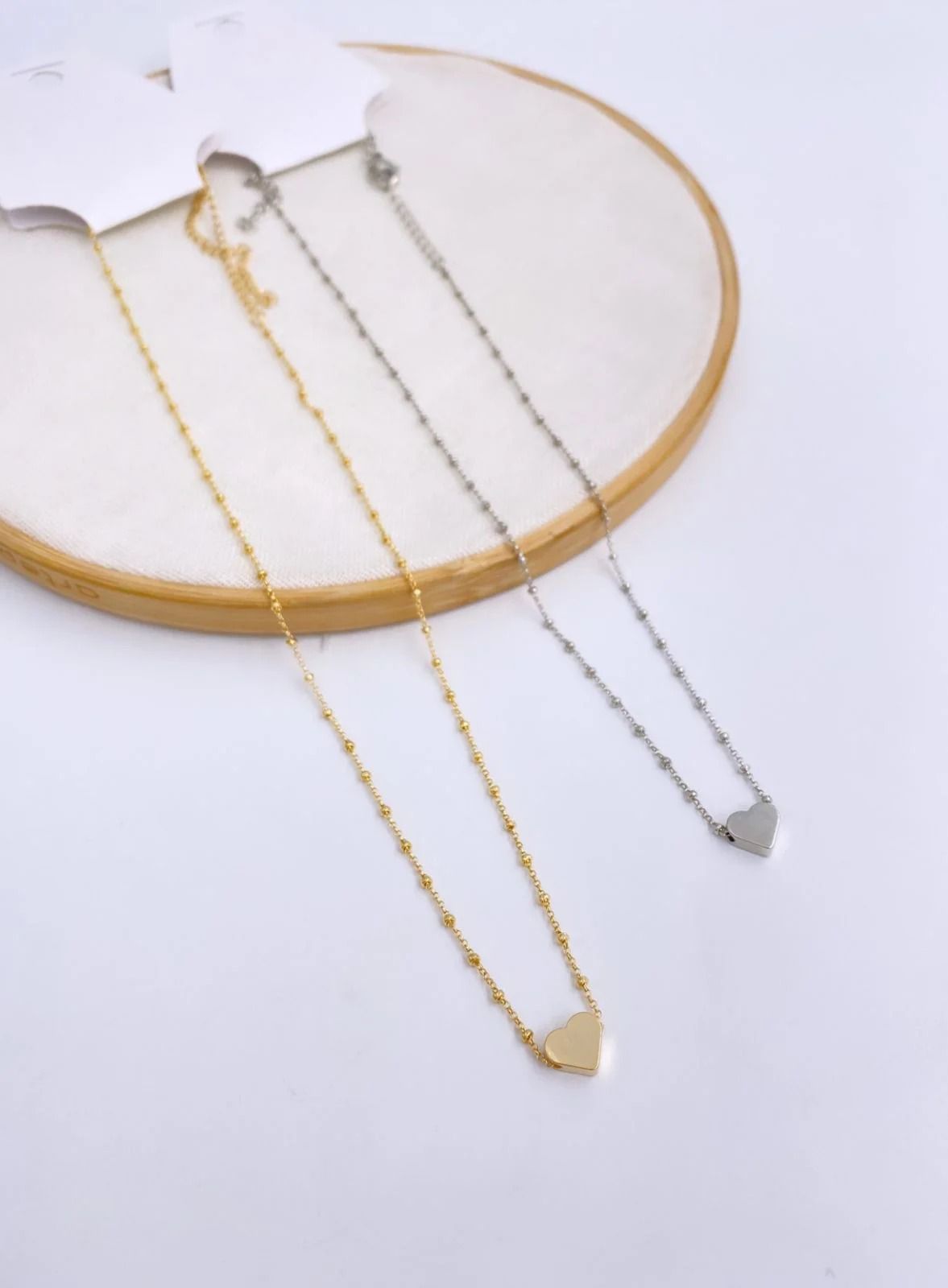 Colar Coração em Zircônia- PRATA 925