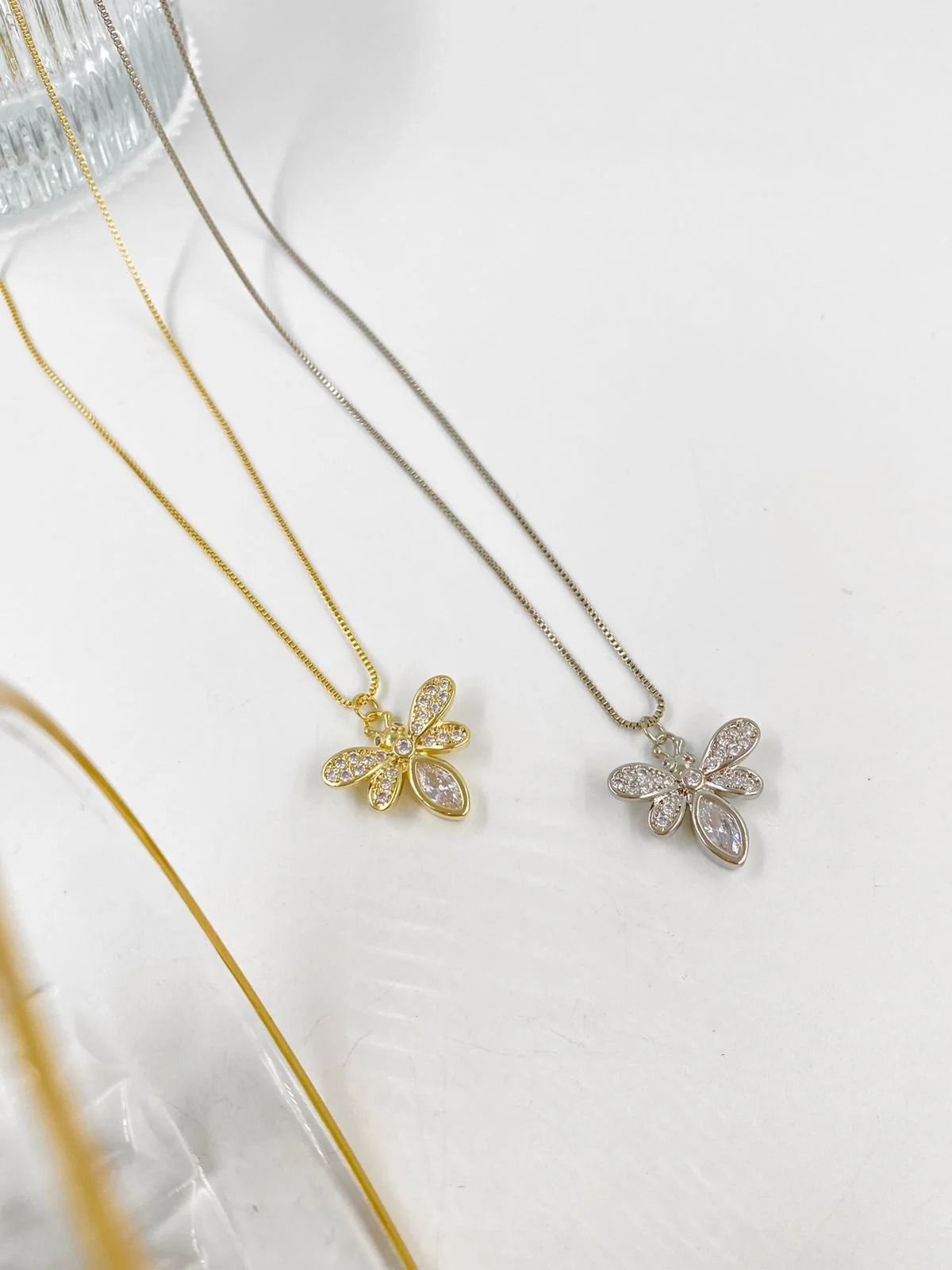 Colar Libélula- Bamho Ouro 18K